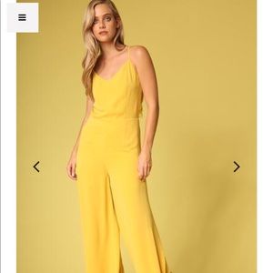 Naked Zebra new hot yellow jumpsuit romper! Sz 6-8